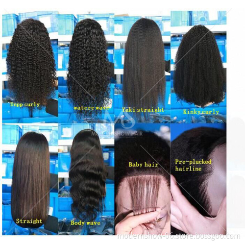 Deep wave  Lace Closure 5*5 4*4 Human Hair  Deep Wave Virgin Hair Transparent HD  Lace Closure